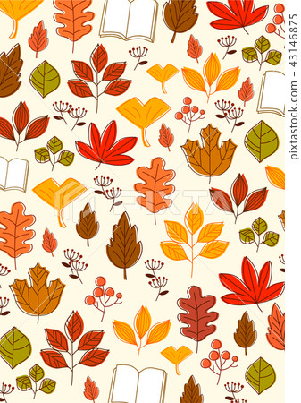 秋天雕文圖 43146875