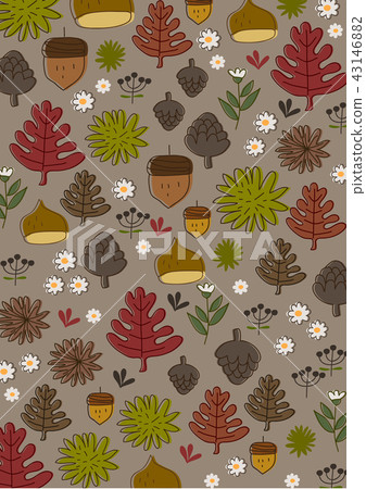 Autumn Glyph Illustration Autumn Glyph Illustration 43146882