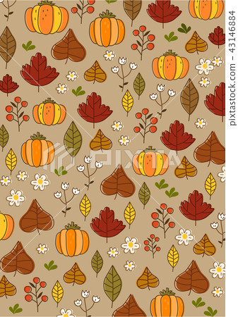 Autumn Glyph Illustration Autumn Glyph Illustration 43146884