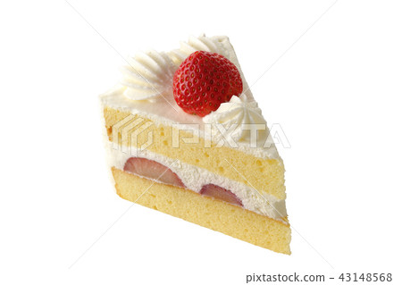 Cutout image of short cake 43148568