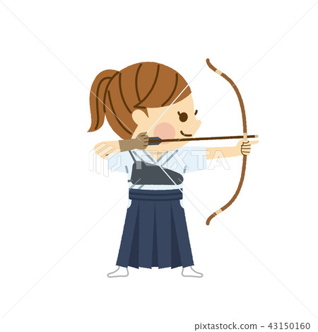 一個女人在射箭 43150160