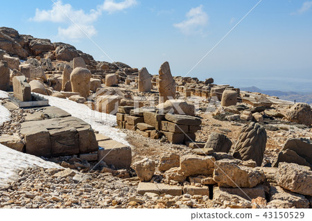 West Terrace on top of Nemrut Mountain.Turkey West Terrace on top of Nemrut Mountain.Turkey 43150529