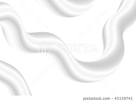Abstract grey and white 3d liquid waves background - Stock Illustration ...