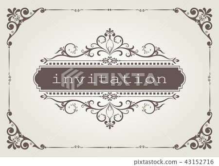 vintage frame 43152716