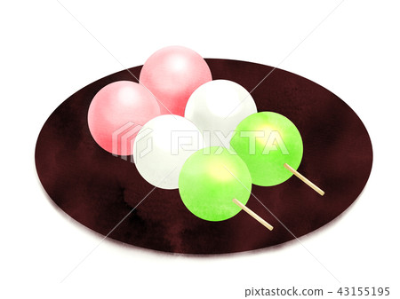 Three color dumpling dish Three color dumpling dish 43155195