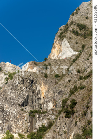 Marble Quarries of Carrara in the Apuan Alps Italy 43155696
