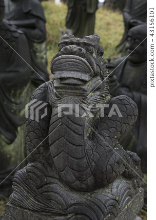 嵐山寺廟楓葉 嵐山寺廟楓葉 43156101