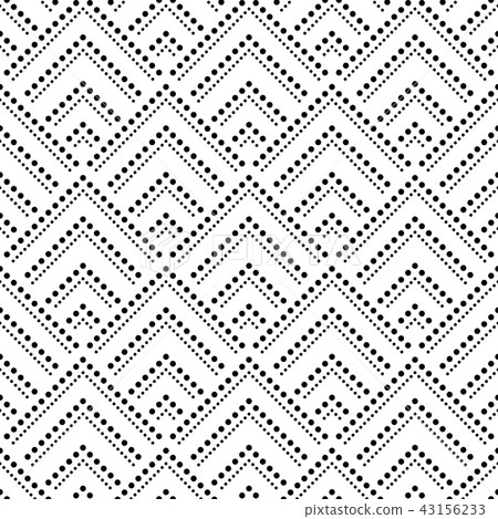 Abstract geometric pattern with points. A seamless - Stock Illustration ...