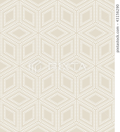 Abstract geometric pattern with points, seamless - Stock Illustration ...