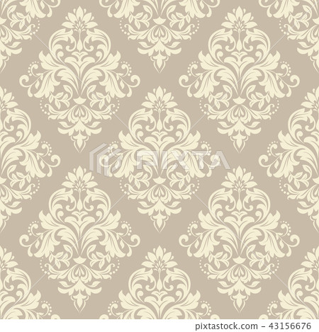 Wallpaper in the style of Baroque. A seamless  43156676
