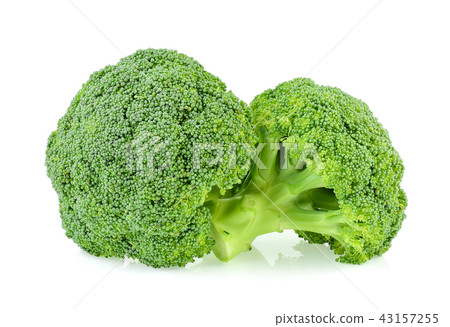 broccoli isolated on white background broccoli isolated on white background 43157255