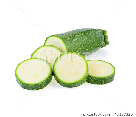 zucchini isolated on white background 43157329