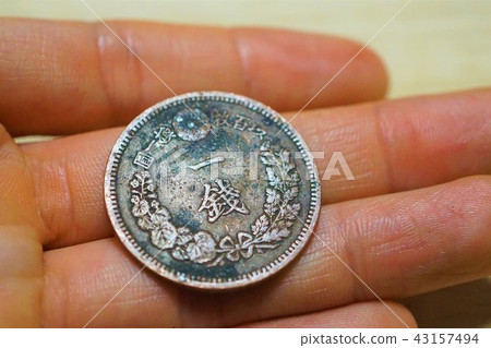 舊硬幣1硬幣青銅1硬幣1龍1森銅 43157494