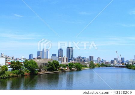Nagoya city city landscape Nagoya city city landscape 43158209