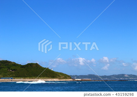 島嶼和藍色的大海 島嶼和藍色的大海 43159298