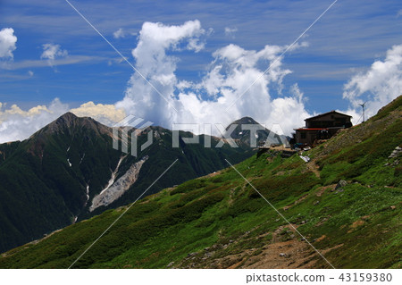 Northern Alps Kaido Dake Road to the summit Crystal Hut and Otayido, Mt. Northern Alps Kaido Dake Road to the summit Crystal Hut and Otayido, Mt. 43159380