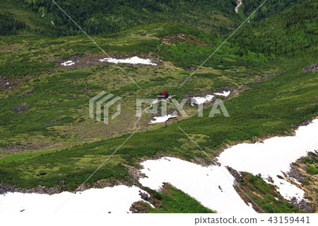 Unnohirayamaso distant view from the summit of the northern alps quartz mountain (Kurodake) 43159441