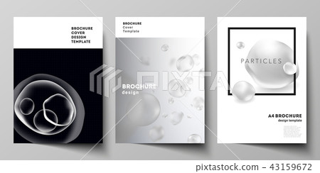 The vector layout of A4 format cover mockups design template for brochure, magazine, flyer, report The vector layout of A4 format cover mockups design template for brochure, magazine, flyer, report 43159672