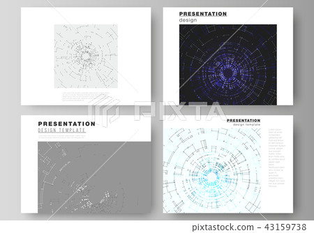 The minimalistic abstract vector layout of the presentation slides design business templates 43159738