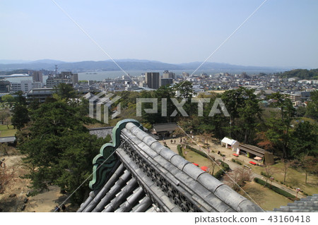 國家寶藏松江城堡景觀從涼亭 43160418