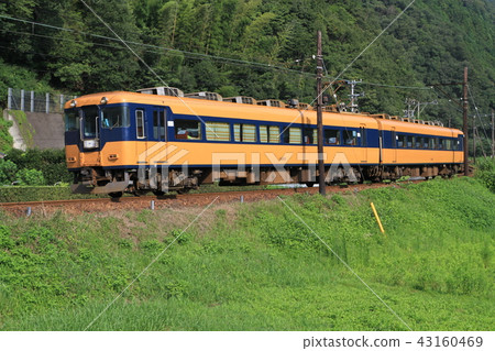 近鐵舊列車在大井川鐵道上運行:這是當地私營鐵路的一幕。 近鐵舊列車在大井川鐵道上運行:這是當地私營鐵路的一幕。 43160469