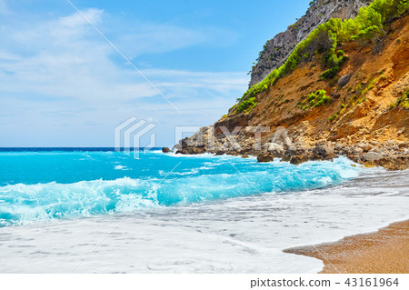 Beautiful beach on Mallorca, Spain. Beautiful beach on Mallorca, Spain. 43161964
