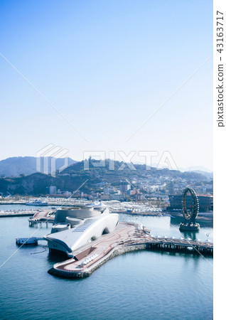 Yeosu expo with city buildings view, South Korea 43163717