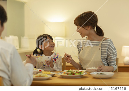 Family dinner Family dinner 43167236
