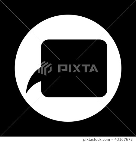 Speech bubble icon Speech bubble icon 43167672