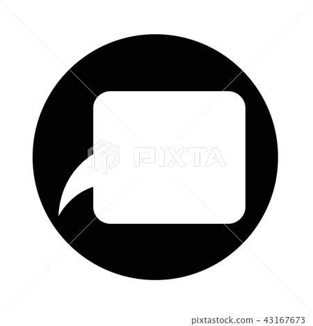 Speech bubble icon 43167673
