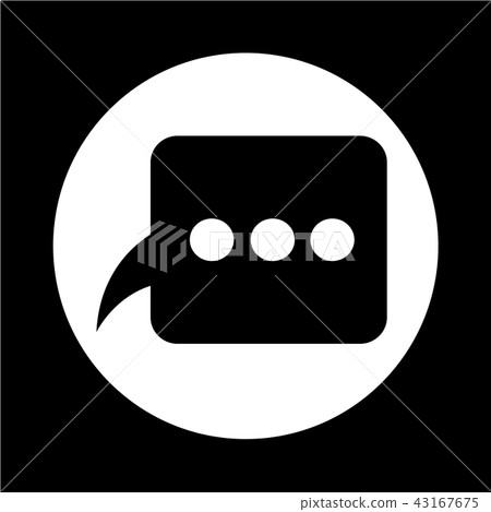 Speech bubble icon Speech bubble icon 43167675