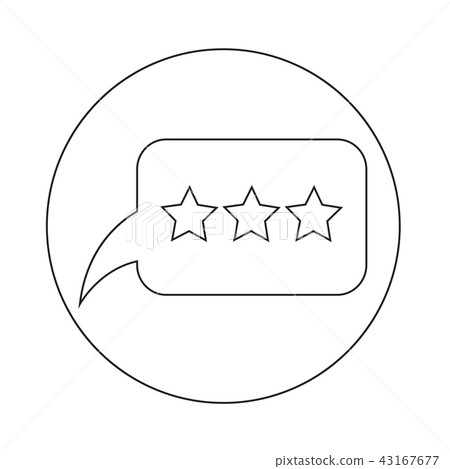 Speech bubble icon 43167677