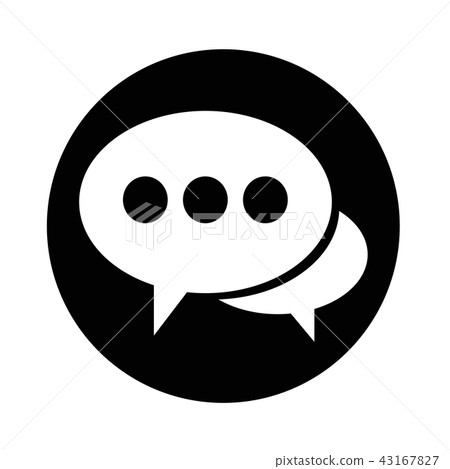 Speech bubble icon 43167827