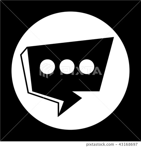 Speech bubble icon Speech bubble icon 43168697