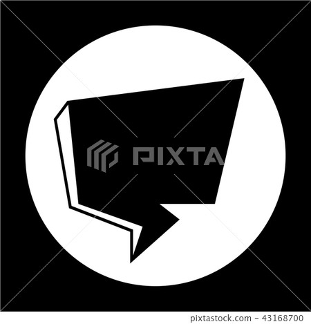 Speech bubble icon Speech bubble icon 43168700