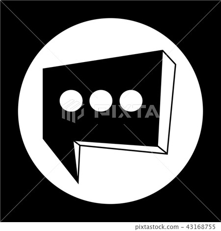Speech bubble icon Speech bubble icon 43168755