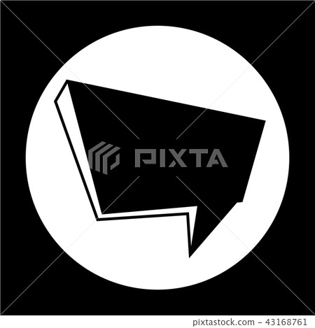 Speech bubble icon 43168761