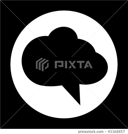 Speech bubble icon Speech bubble icon 43168857