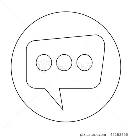 Speech bubble icon Speech bubble icon 43168866