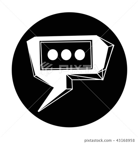 Speech bubble icon Speech bubble icon 43168958