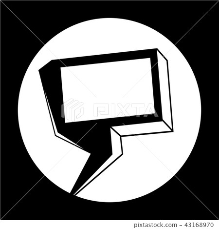 Speech bubble icon Speech bubble icon 43168970