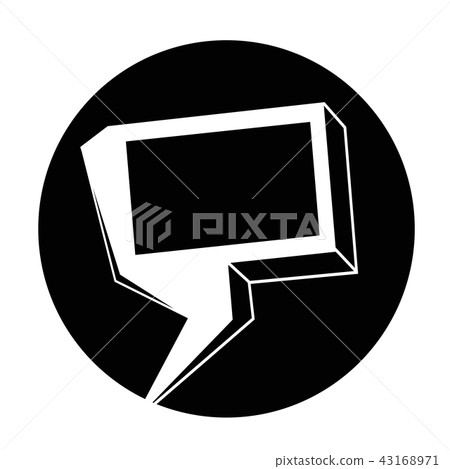 Speech bubble icon 43168971