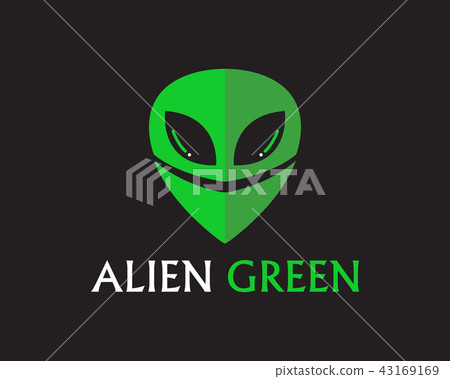 Alien Face Icon Vector Logo And Symbols Template Stock Illustration 43169169 Pixta