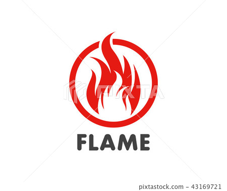 Fire flame Logo Template vector icon Oil, Fire flame Logo Template vector icon Oil, 43169721