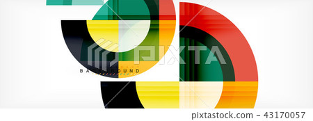 Vector circular geometric abstract background Vector circular geometric abstract background 43170057