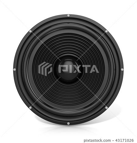 3D render illustration of loudspeaker 3D render illustration of loudspeaker 43171026