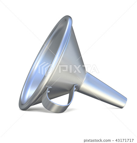 Steel funnel. 3D 43171717