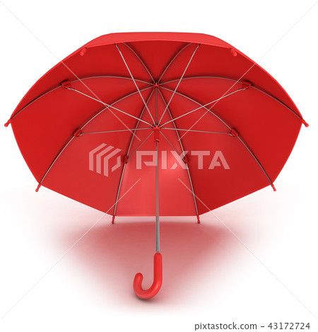 Red umbrella 3D Red umbrella 3D 43172724