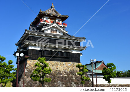 Clean castle castle Tenshukaku 43173025