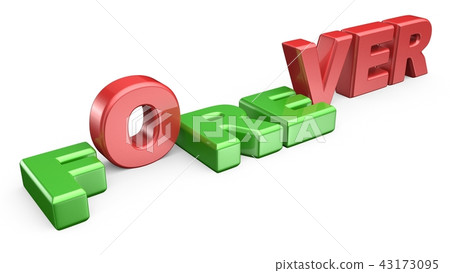 Word FOREVER 3D Word FOREVER 3D 43173095
